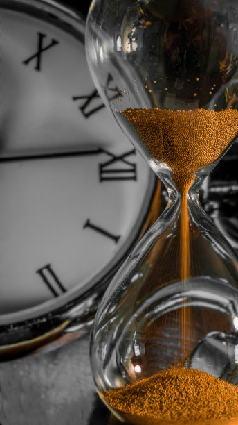 沙漏与时空概念图片下载