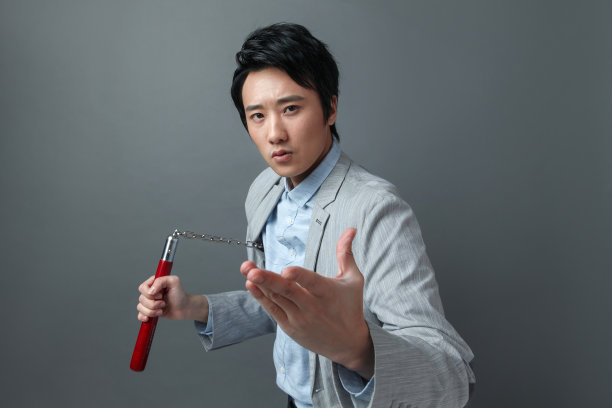 功夫男白领图片下载