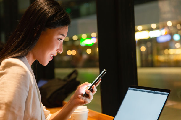 商务女士使用电脑图片下载