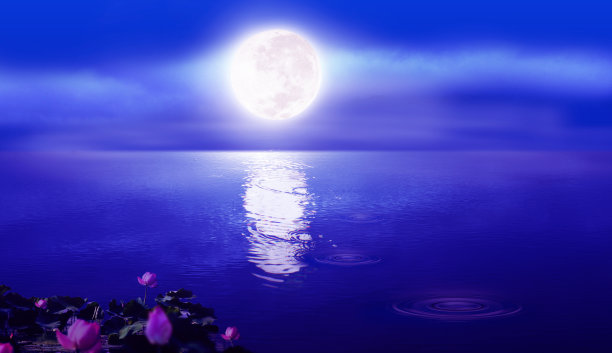 中秋圆月图片下载