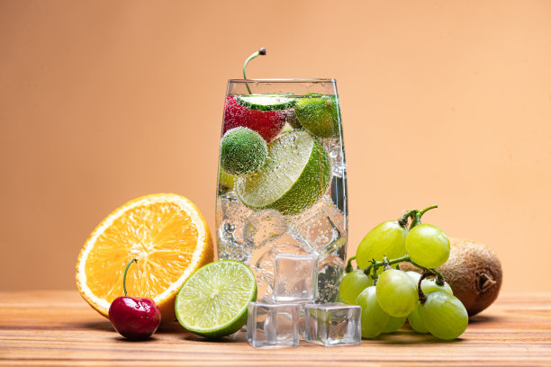 水果气泡饮图片下载