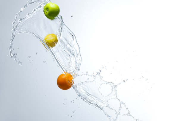 水中的水果图片下载