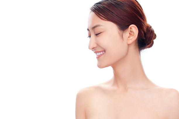 青年女人妆面肖像图片下载