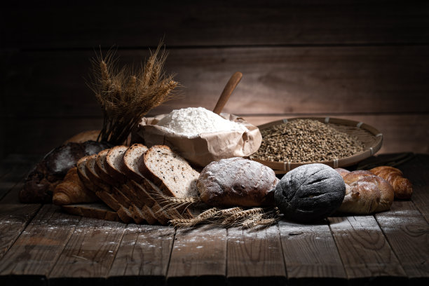 面包和面粉图片下载