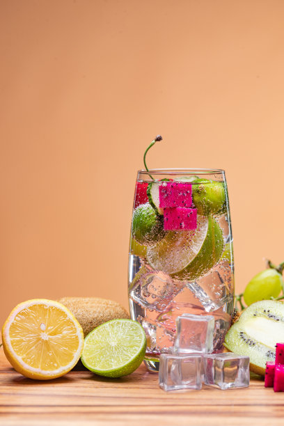 水果气泡饮图片下载