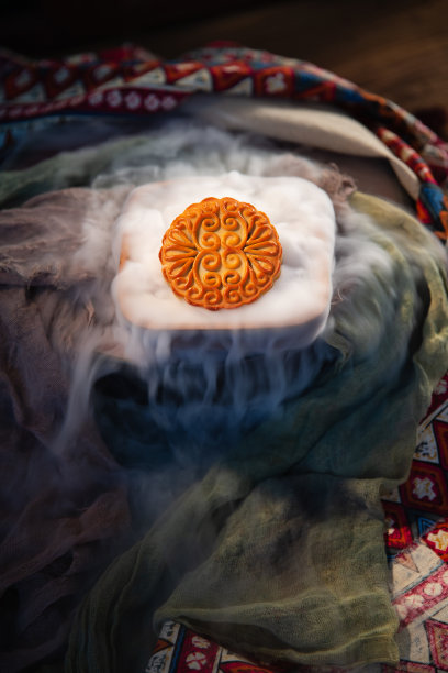 中秋节月饼创意拍摄图片下载