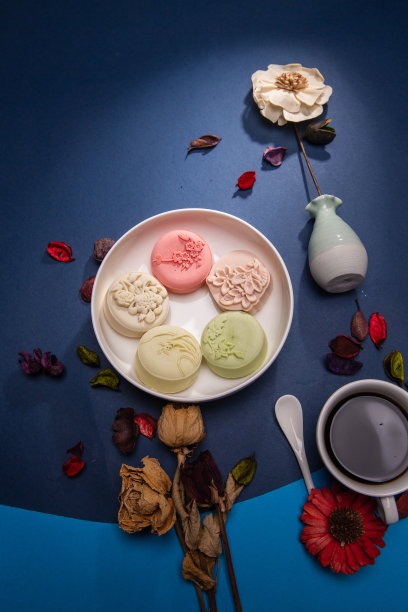 月饼配咖啡图片下载