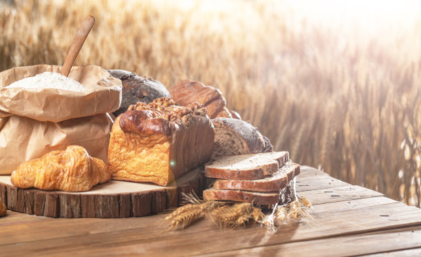 面包和麦子图片下载