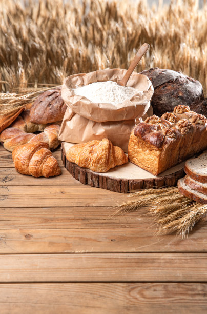 面包和麦子图片下载