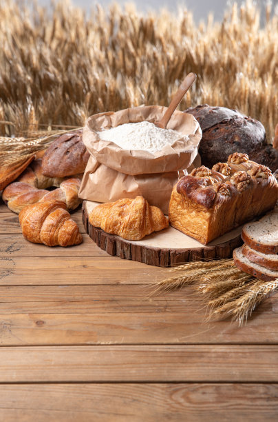 面包和麦子图片下载