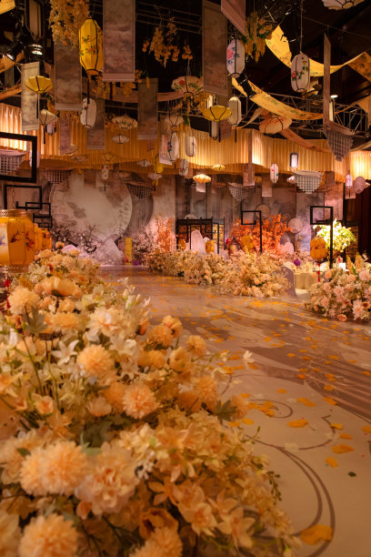 酒店婚庆布置现场图片下载