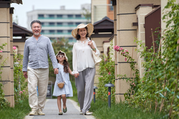 快乐家庭旅行度假图片下载
