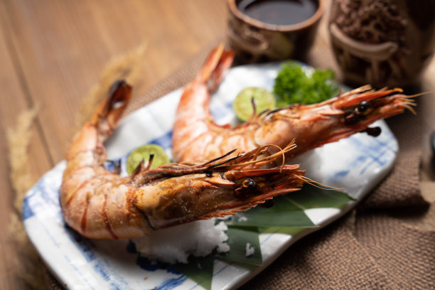 碳烤黑虎虾图片下载