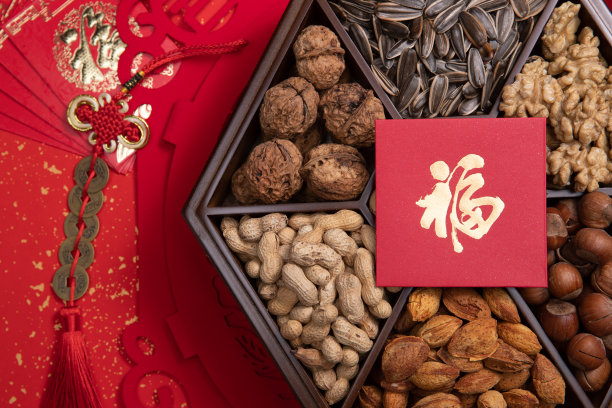 中式坚果果盘图片下载