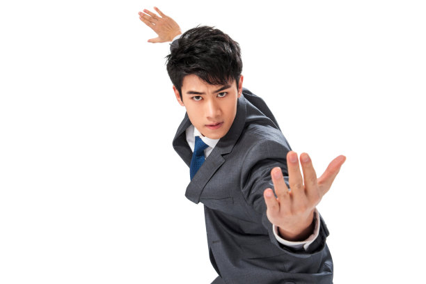 功夫男白领图片下载