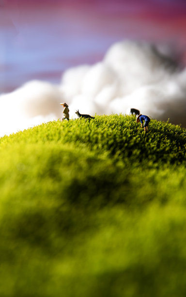 创意草原农场图片下载