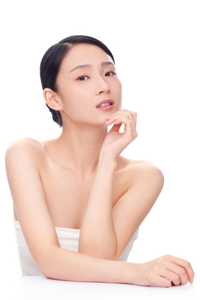 美女妆面肖像素材图片