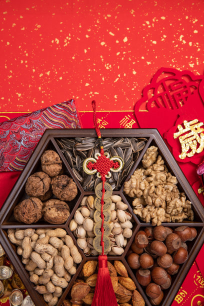 中式坚果果盘图片下载