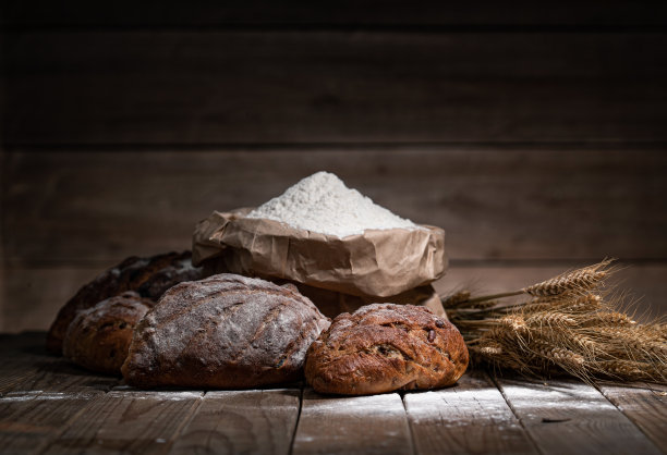 面包和面粉图片下载