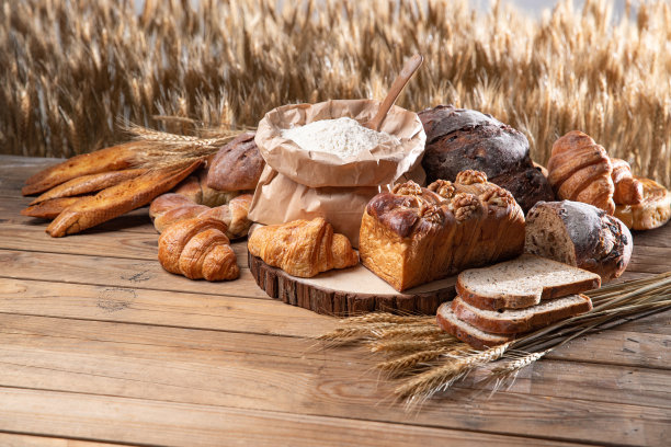 面包和麦子图片下载