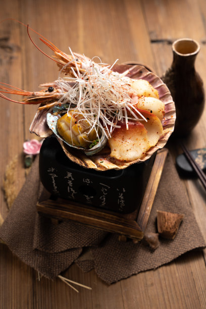 日式海鲜七味烧图片下载