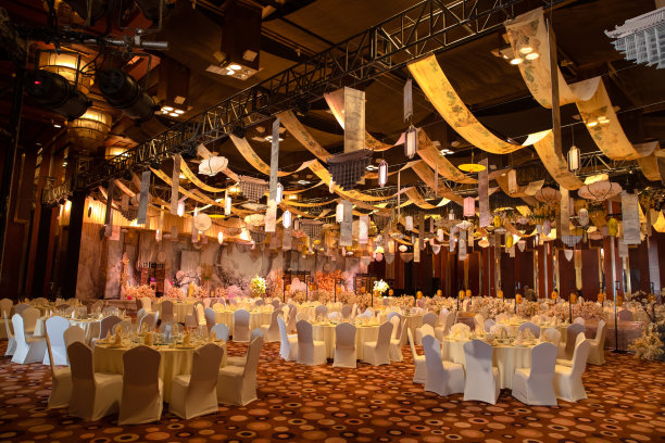 酒店婚庆布置现场图片下载