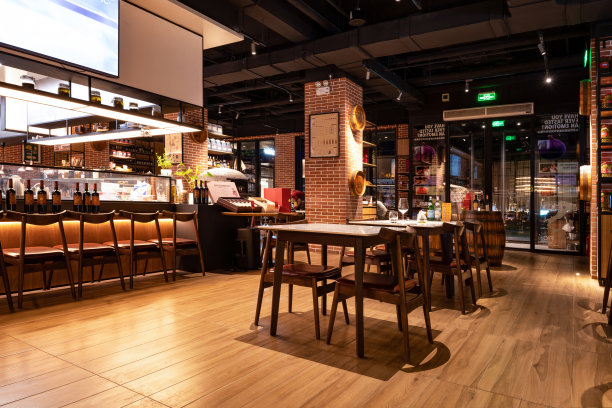 日料餐厅内部图片下载