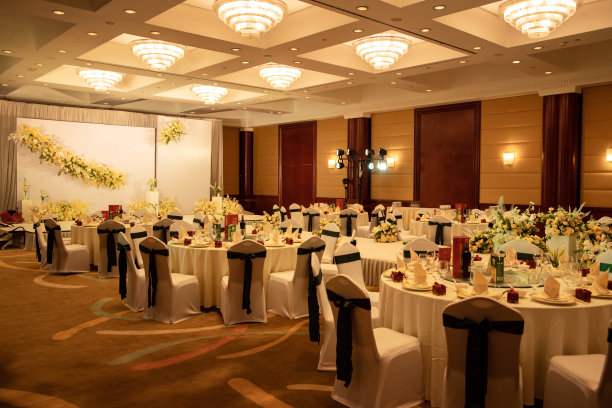 酒店婚庆布置现场图片下载