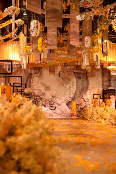 酒店婚庆布置现场图片下载