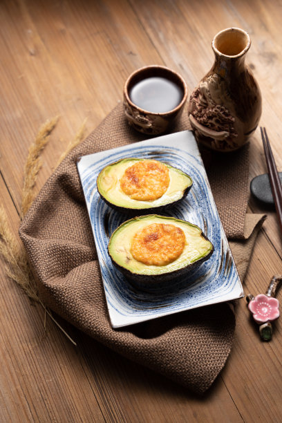 海胆酱牛油果图片下载