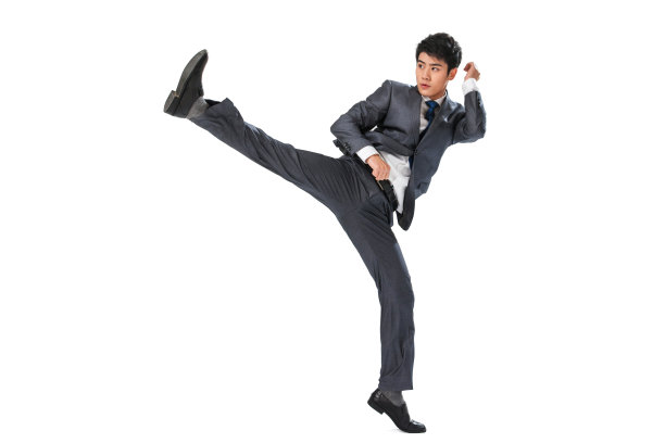 功夫男白领图片下载