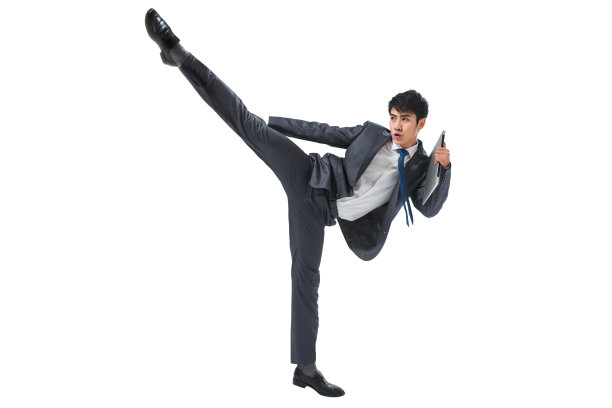 功夫男白领图片下载