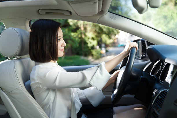 青年女人开车图片下载