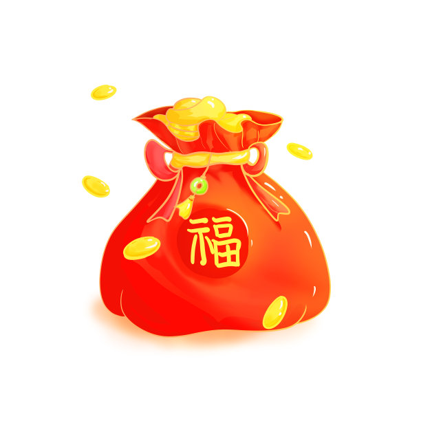喜庆电商发财红包福袋元宝图片下载