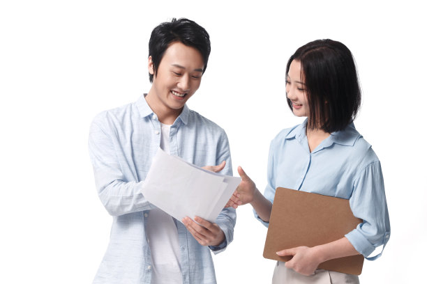 两个青年商务人士图片下载