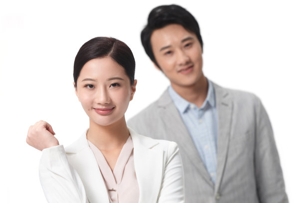 两个青年商务人士图片下载