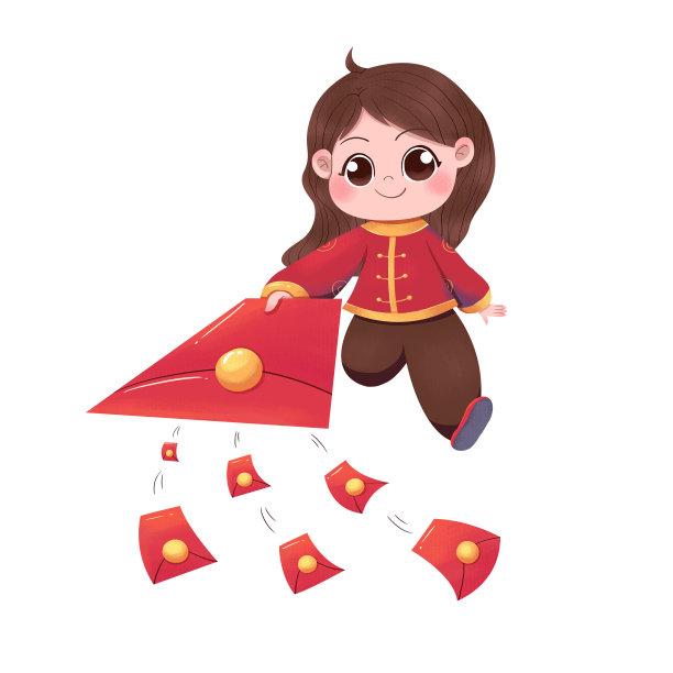 心情新年福娃抢红包图图片下载