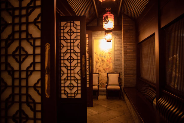 古典式走廊图片下载