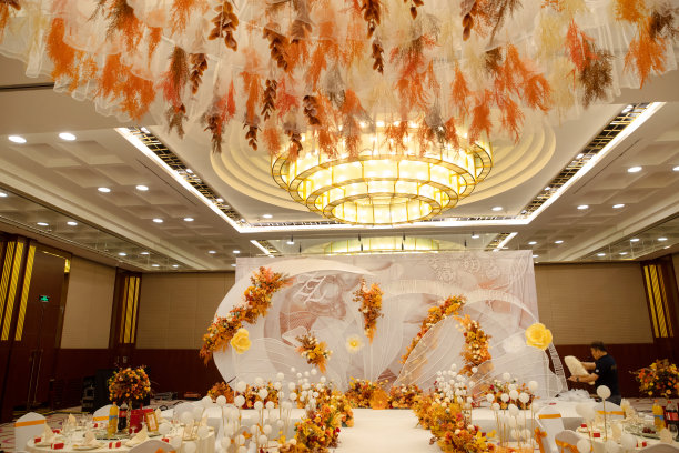 酒店婚庆布置现场图片下载