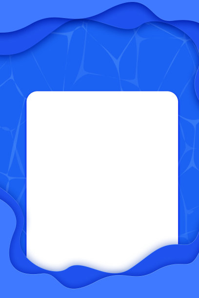 蓝色边框背景图片下载