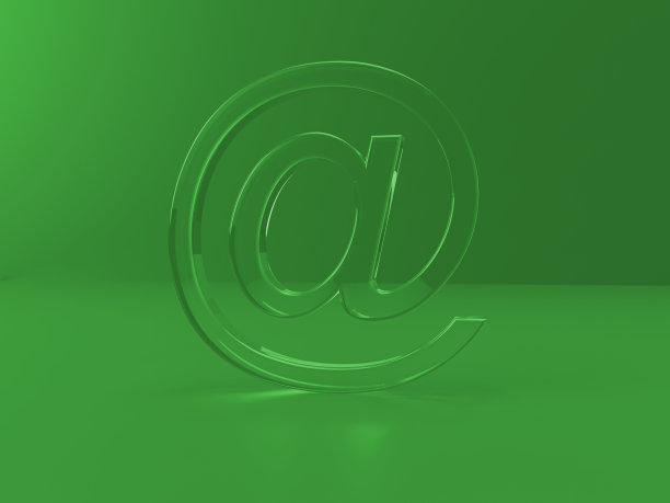 At符号3d渲染图片下载