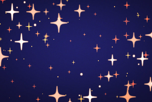 闪亮美丽闪亮的星星背景插图图片下载
