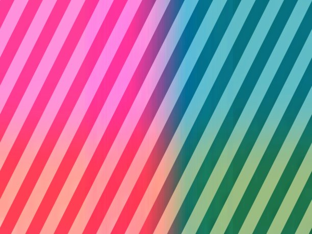 抽象纹理背景与空白空间条纹图案。渐变颜色，蓝色，洋红，粉红色，绿色图片下载