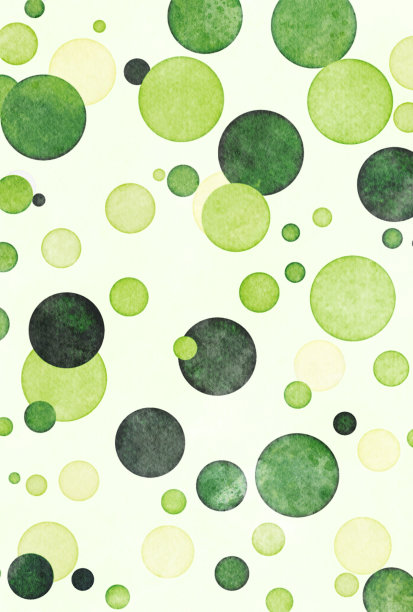 美丽的水彩圆点背景插图图片下载