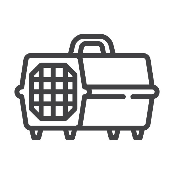 宠物运输线图标图片下载