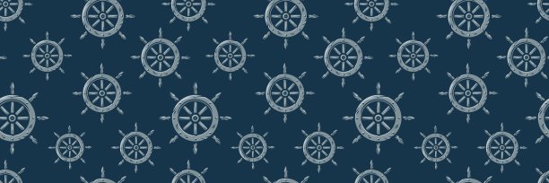 图案壁纸与旧海洋航海舵图片下载