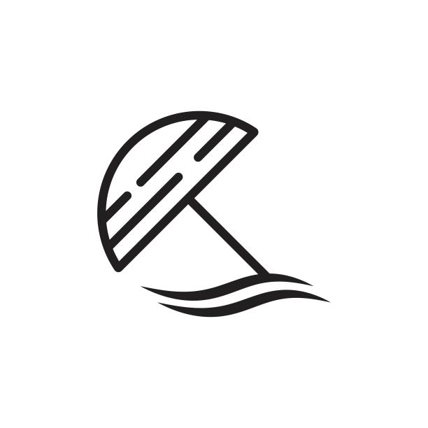 雨伞标志矢量图片下载