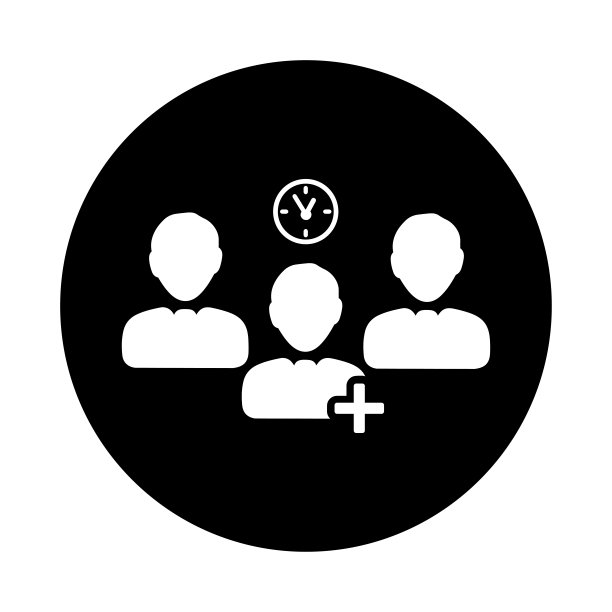 医院候诊室图标黑色的矢量图形。图片下载