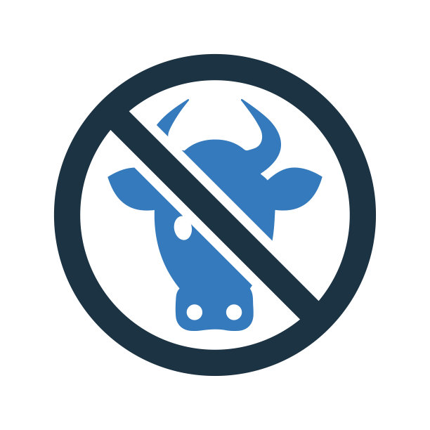 不可用，停止奶牛图标。矢量图形。图片下载