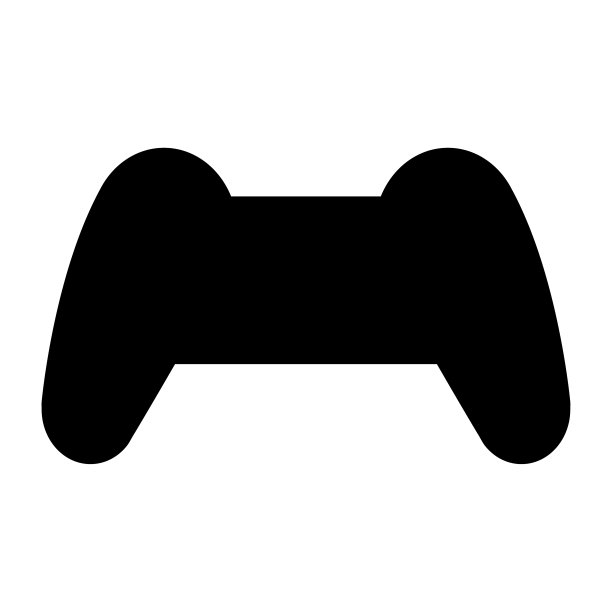 掌机游戏手柄图标，操纵杆小工具矢量图技术按钮，玩有趣的游戏图片下载